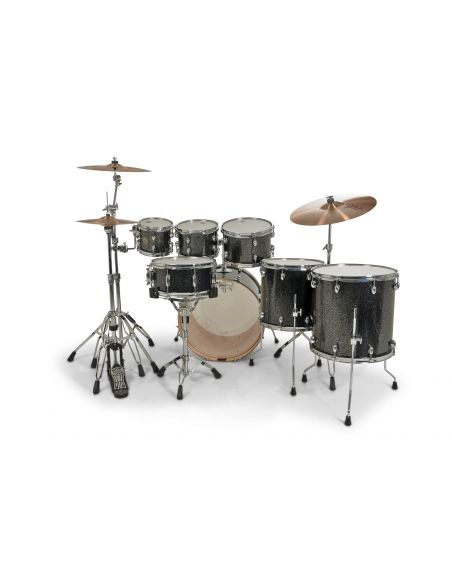 Jeu de 7 Fûts Catalina Maple 22" - Black Stardust