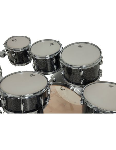 Drum-Set Grestch 7 shells - Catalina Maple 22" - Black Stardust