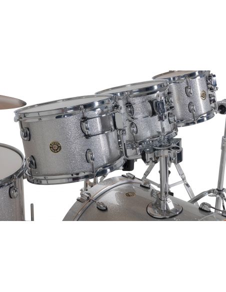 Drum-Set Grestch 7 shells - Catalina Maple 22" - Silver Sparkle