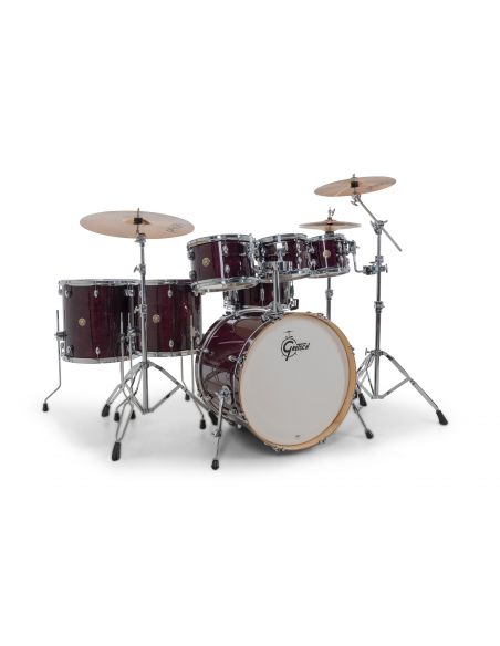 Drum-Set Grestch 7 shells - Catalina Maple 22" - Purple Gloss