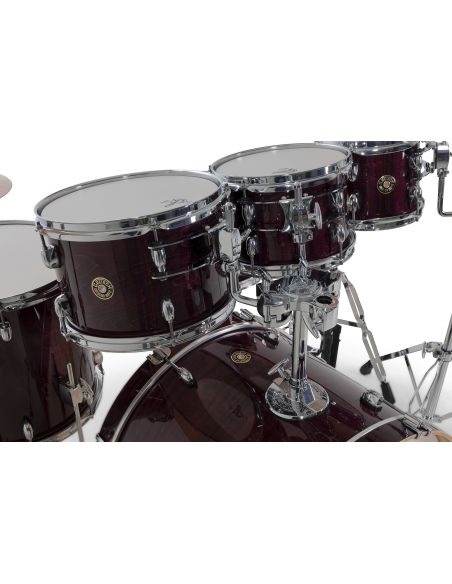 Drum-Set Grestch 7 shells - Catalina Maple 22" - Purple Gloss