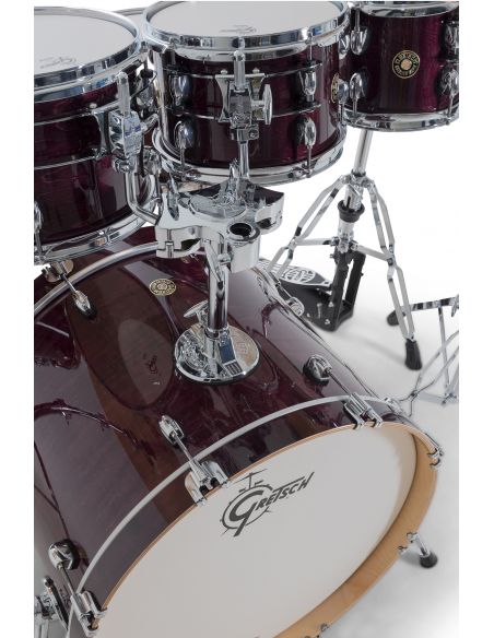 Drum-Set Grestch 7 shells - Catalina Maple 22" - Purple Gloss