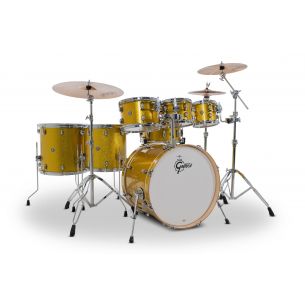 Drum-Set Grestch 7 shells - Catalina Maple 22" - Lemon Sparkle