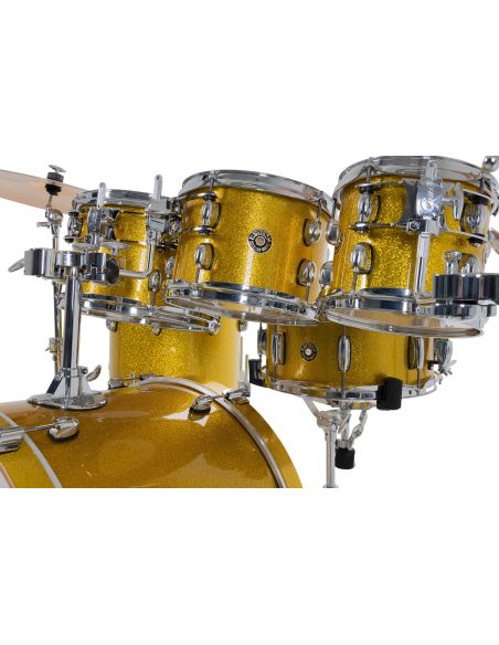 Drum-Set Grestch 7 shells - Catalina Maple 22" - Lemon Sparkle