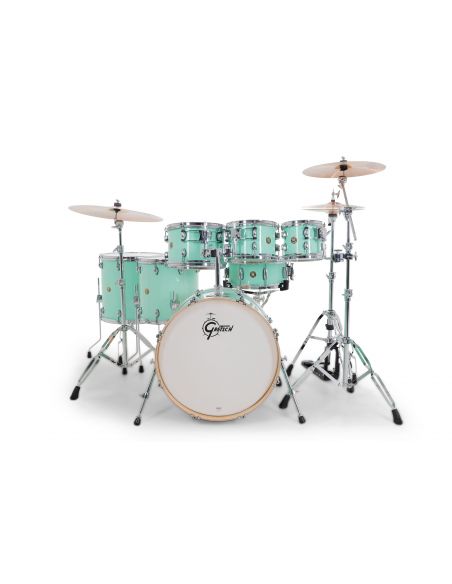 Drum-Set Grestch 7 shelSG - Catalina Maple 22" - Seafoam Green