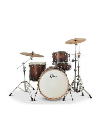 Drum-Set Grestch 4 shells - Catalina Club 24" - Satin Antique Fade