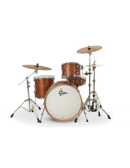 Drum-Set Grestch 4 shells - Catalina Club 24" - Satin Walnut Glaze