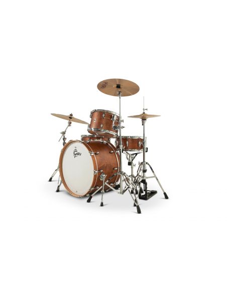 Jeu de 4 Fûts Catalina Club 24" - Satin Walnut Glaze