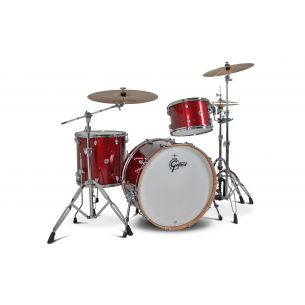 Drum-Set Grestch 3 shells - Catalina Club 24" - Dark Cherry Sparkle