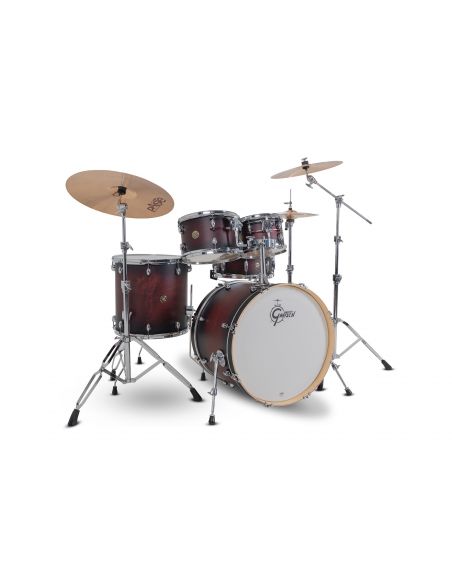 Jeu de 5 Fûts Catalina Maple 22" - Satin Deep Cherry Burst