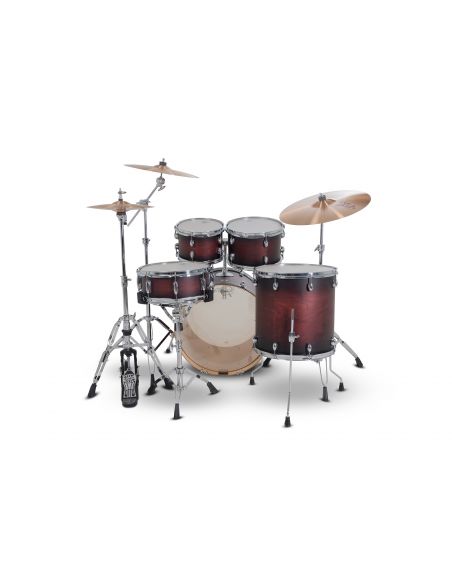 Jeu de 5 Fûts Catalina Maple 22" - Satin Deep Cherry Burst
