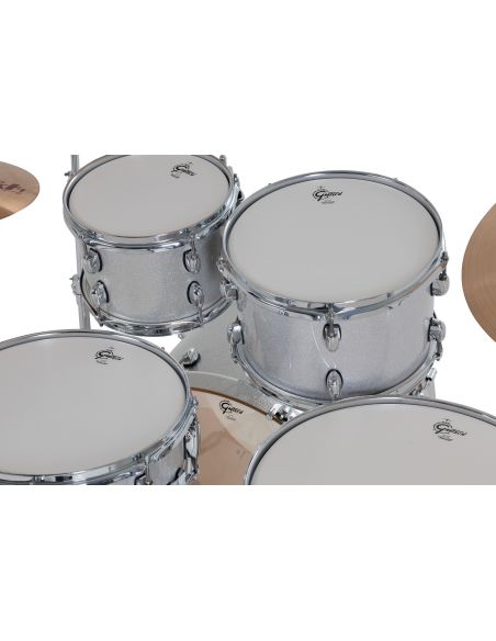 Drum-Set Grestch 5 shells - Catalina Maple 22" - Silver Sparkle