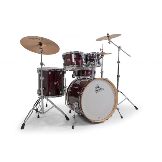 Drum-Set Grestch 5 shells - Catalina Maple 22" - Purple Gloss