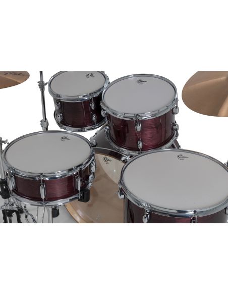 Drum-Set Grestch 5 shells - Catalina Maple 22" - Purple Gloss