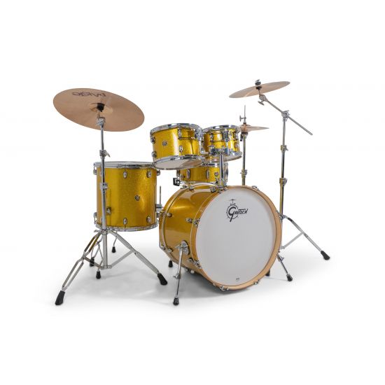 Drum-Set Grestch 5 shells - Catalina Maple 22" - Lemon Sparkle