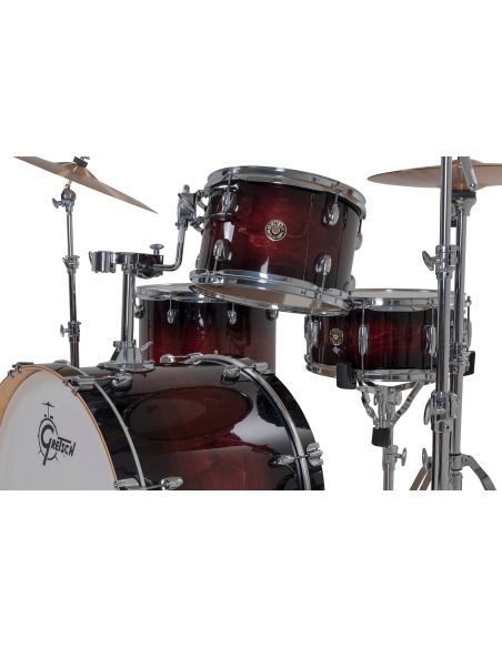 Drum-Set Grestch 4 shells - Catalina Maple 22" - Deep Cherry Burst