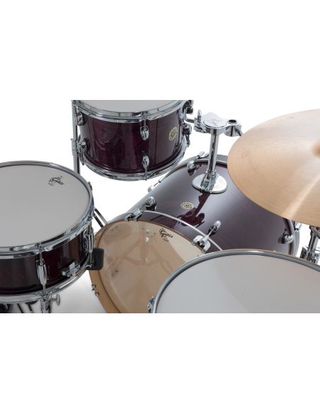 Drum-Set Grestch 4 shells - Catalina Maple 22" - Purple Gloss