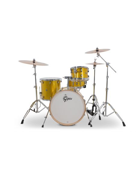 Drum-Set Grestch 4 shells - Catalina Maple 22" - Lemon Sparkle