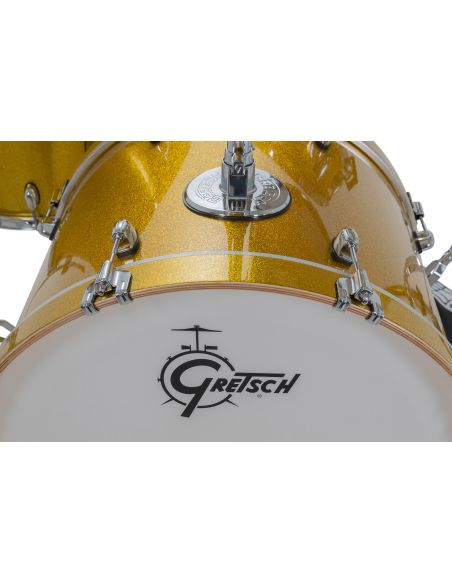 Drum-Set Grestch 4 shells - Catalina Maple 22" - Lemon Sparkle