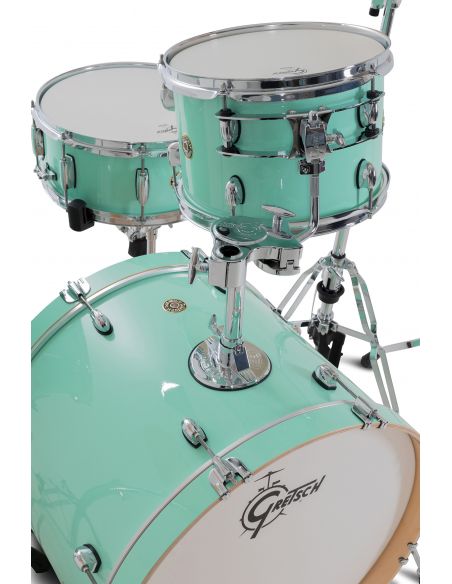 Drum-Set Grestch 4 shells - Catalina Maple 22" - Seafoam Green