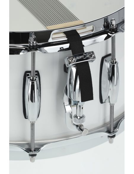 Caisse Claire Renown Maple 14"x6,5" - Piano Blanc