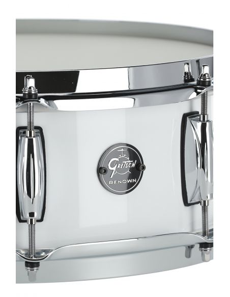 Snare Drum Renown Maple 14"x5" - Piano Blanc