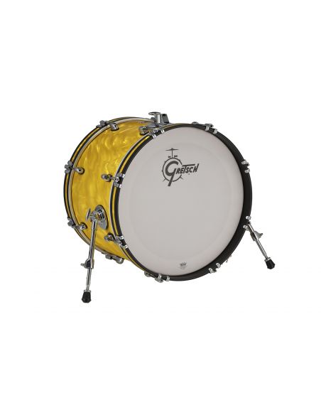 Grosse caisse Catalina Club - Yellow Satin Flame -20"x14"