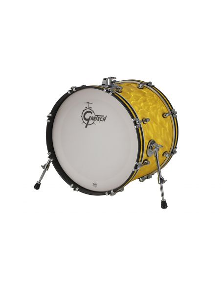 Bass Drum Catalina Club - Yellow Satin Flame -20"x14"