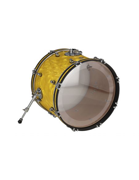 Grosse caisse Catalina Club - Yellow Satin Flame -20"x14"