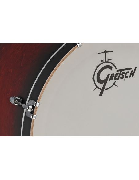 Grosse Caisse Catalina Maple 22"x16" - Satin Deep Cherry Burst
