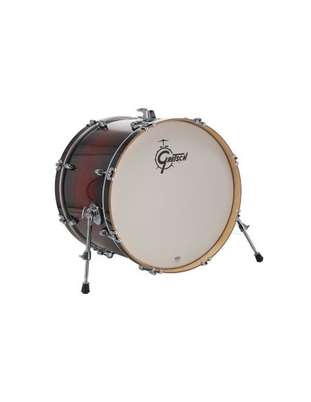 Grosse Caisse Catalina Maple 22"x16" - Deep Cherry Burst