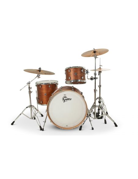 Drum-Set Grestch 3 shells - Catalina Club 24" - Satin Walnut Glaze
