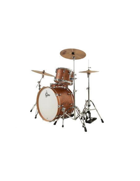 Jeu de 3 Fûts Catalina Club 24" - Satin Walnut Glaze