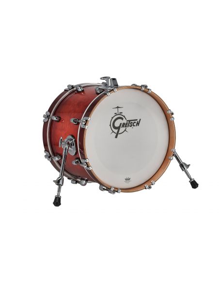 Bass Drum Catalina Club - Gloss Crimson Burst-16"x12"