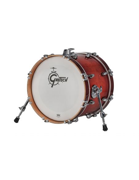 Bass Drum Catalina Club - Gloss Crimson Burst-16"x12"