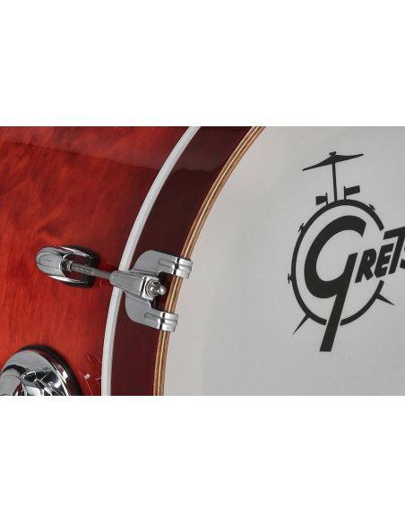 Bass Drum Catalina Club - Gloss Crimson Burst-16"x12"