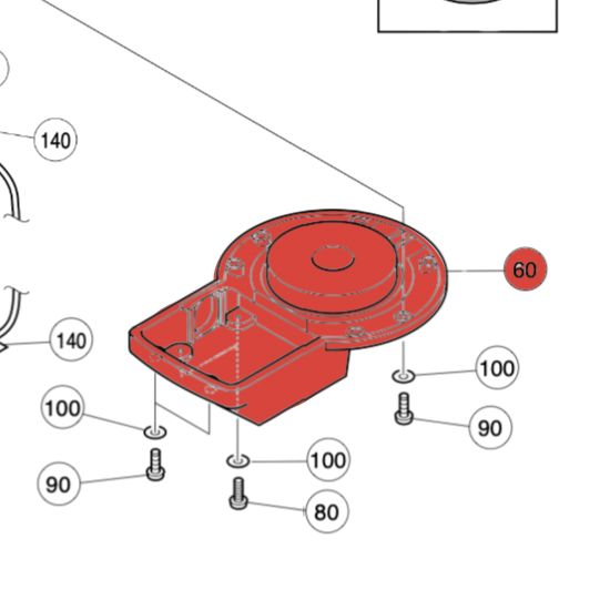 REAR COVER - PCY150S