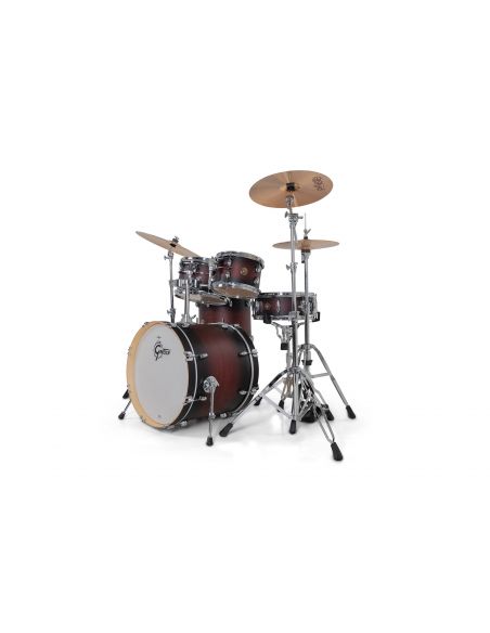 copy ofDrum-Set Grestch 4 shells - Catalina Maple 22" - Satin Deep Cherry Burst