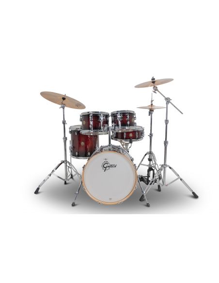 Drum-Set Grestch 5 shells - Catalina Maple 20" - Deep Cherry Burst