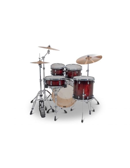 Drum-Set Grestch 5 shells - Catalina Maple 20" - Deep Cherry Burst