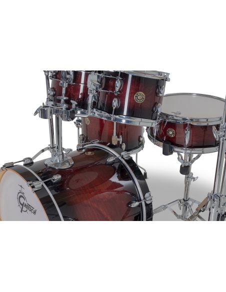 Drum-Set Grestch 5 shells - Catalina Maple 20" - Deep Cherry Burst