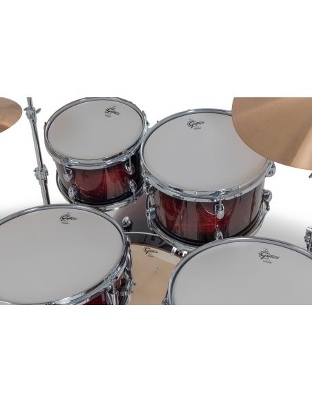 Drum-Set Grestch 5 shells - Catalina Maple 20" - Deep Cherry Burst
