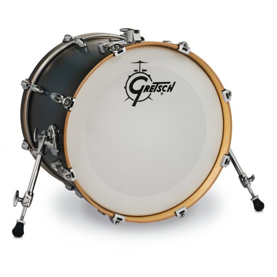 Grosse caisse Renown Maple Satin Antique Blue Burst 18" x 14"