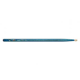 VCB5A - Drumsticks Color Wrap 5A Blue Sparkle Wood Tip
