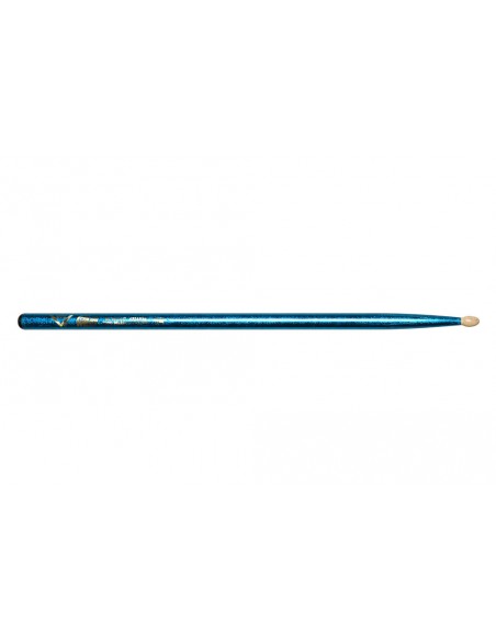 VCB5A - Drumsticks Color Wrap 5A Blue Sparkle Wood Tip