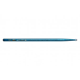 VCB5AN - Baguettes de batterie Color Wrap 5A Blue Sparkle Nylon Tip