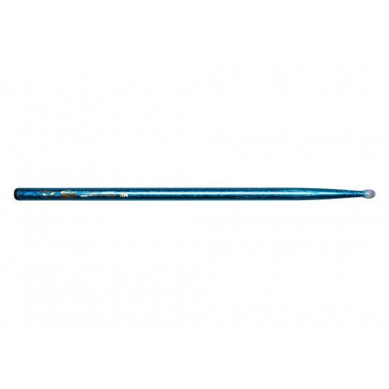 VCB5AN - Drumsticks Color Wrap 5A Blue Sparkle Nylon Tip