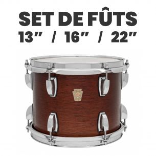 Set de Fûts Acajou Naturel Fab Outfit - Ludwig Legacy Finition Vernis