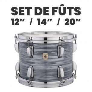 Downbeat Outfit Natural Mahogany Drum Set - Ludwig Legacy with Wraptite Finish