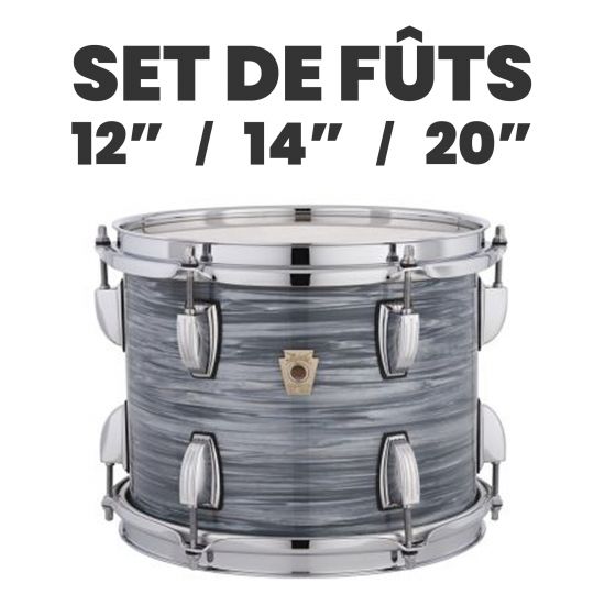 Set de Fûts Acajou Naturel Downbeat Outfit - Ludwig Legacy Finition Wraptite
